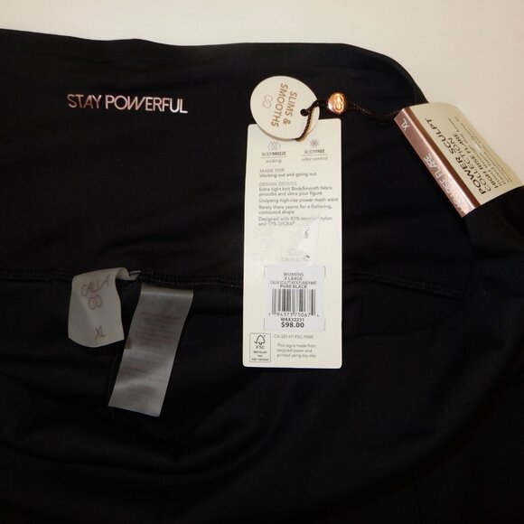 NWT Calia Power Sculpt Split Flare Leg pants Black XL - Picture 8 of 8